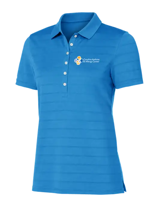 Callaway Womens Royal Blue Ventilated Polo w/Carolina Asthma Logo