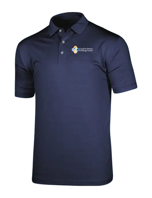 Callaway Vibrant Navy Ventilated Polo w/Carolina Asthma Logo