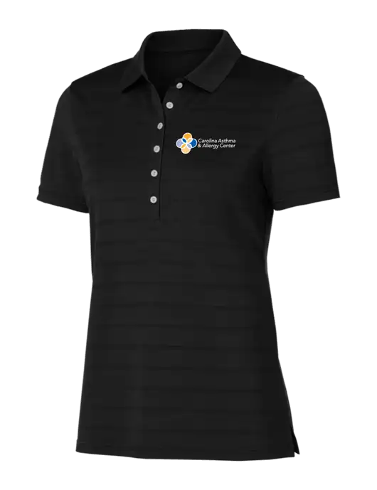 Callaway Womens Black Ventilated Polo w/Carolina Asthma Logo