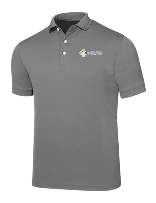 Callaway Ottoman Medium Grey Polo w/Carolina Asthma Logo
