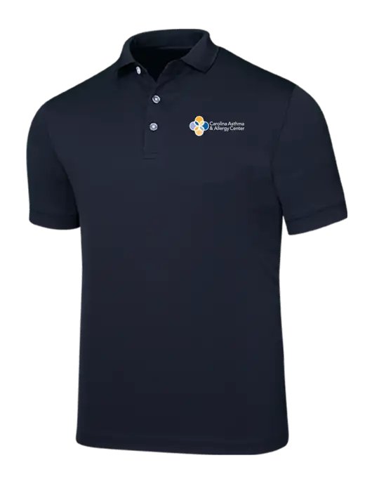 Callaway Ottoman Navy Polo w/Carolina Asthma Logo