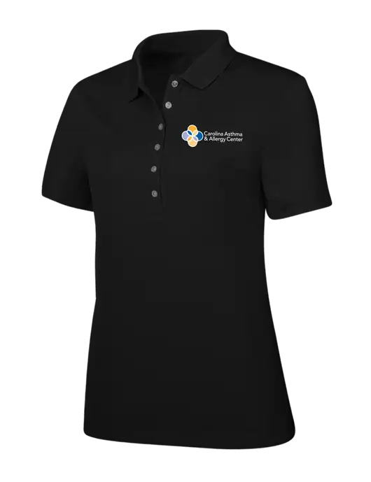 Callaway Womens Ottoman Black Polo w/Carolina Asthma Logo