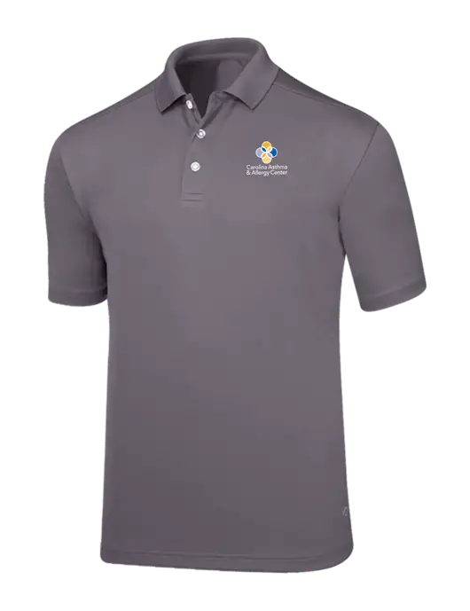 Callaway Core Medium Grey Performance Polo w/Carolina Asthma Logo