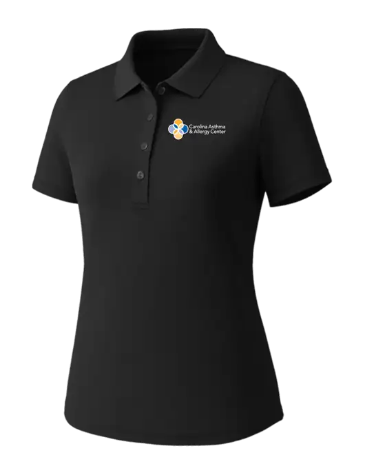 Callaway Womens Core Black Performance Polo w/Carolina Asthma Logo