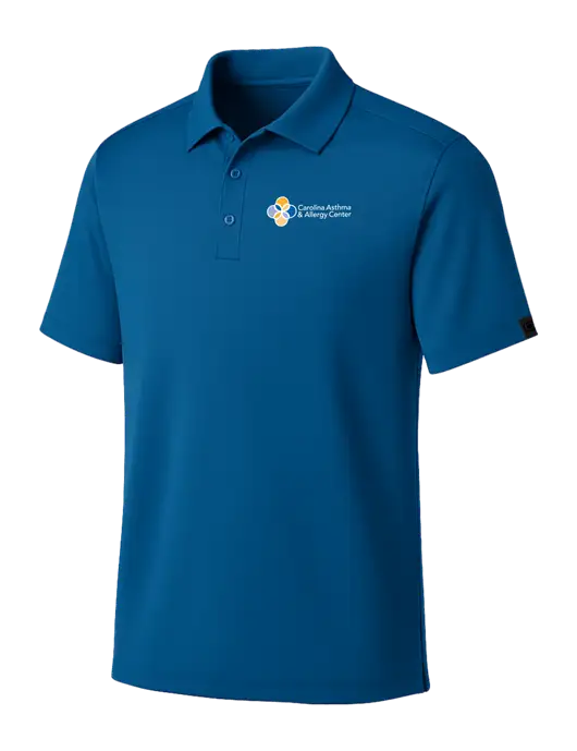 OGIO Royal Blue Framework Polo w/Carolina Asthma Logo