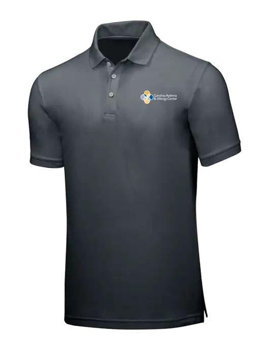 Dark Grey Core Classic Pique w/Carolina Asthma Logo