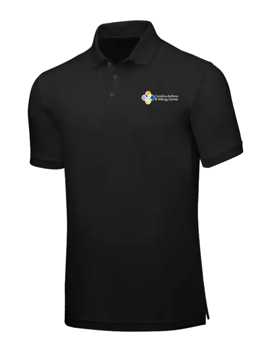 Black Core Classic Pique w/Carolina Asthma Logo