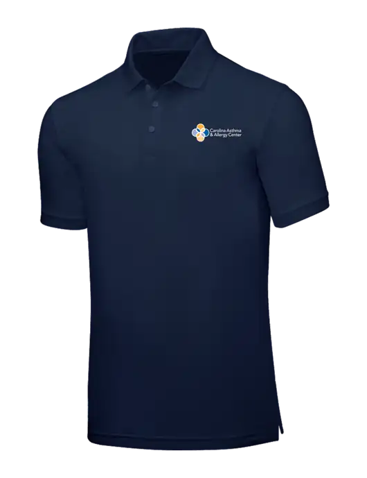 Navy Blue Core Classic Pique w/Carolina Asthma Logo