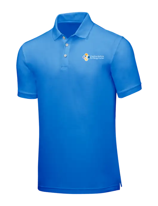 Light Royal Blue Core Classic Pique w/Carolina Asthma Logo