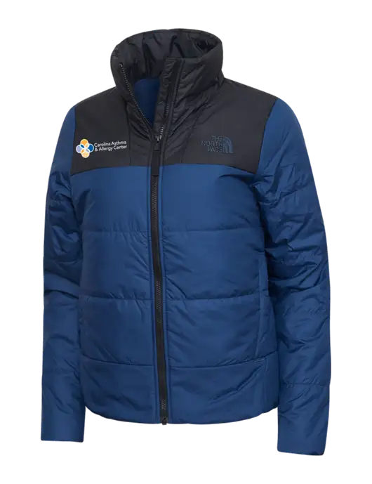North Face Womens Navy Everyday Insulated Jacket w/Carolina Asthma Logo