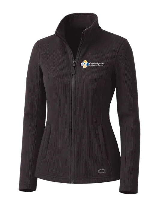 OGIO Blacktop Womens Grit Fleece Jacket w/Carolina Asthma Logo