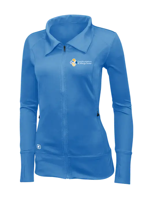 OGIO Royal Blue Womens Endurance Fulcrum Full-Zip w/Carolina Asthma Logo