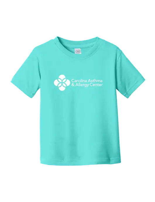 Rabbit Skins Carribean Toddler Fine Jersey Tee w/Carolina Asthma Logo