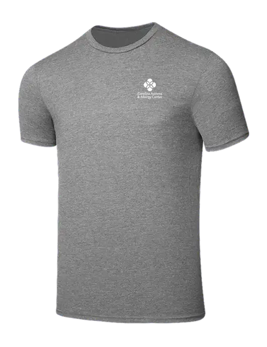 Seriously Soft Grey Frost T-Shirt w/Carolina Asthma Logo