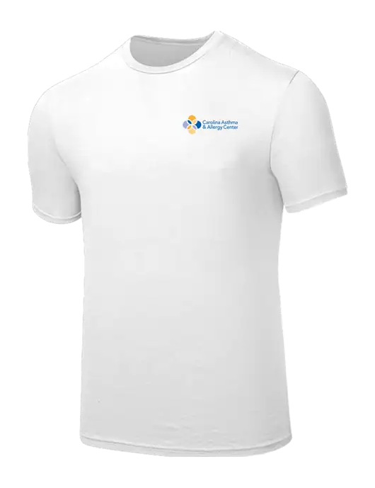 Seriously Soft White T-Shirt w/Carolina Asthma Logo