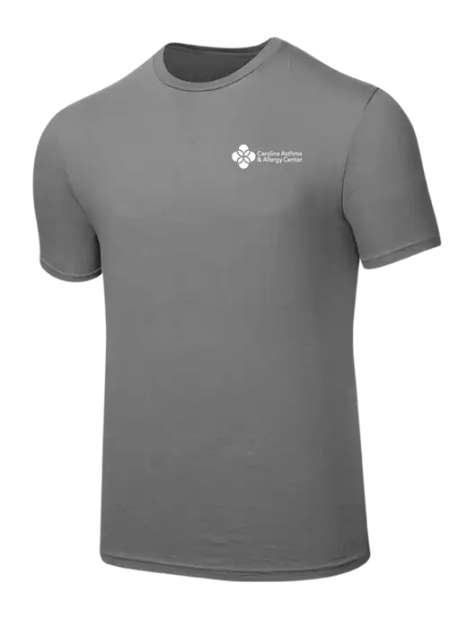 Seriously Soft Medium Grey T-Shirt w/Carolina Asthma Logo