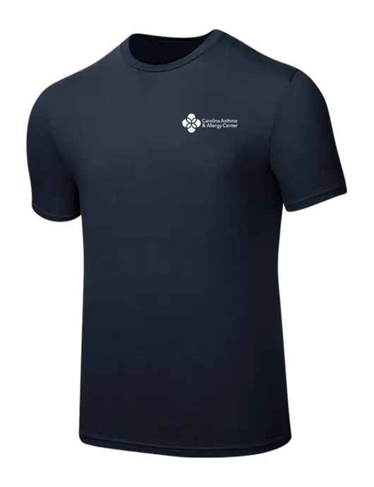 Seriously Soft Navy T-Shirt w/Carolina Asthma Logo