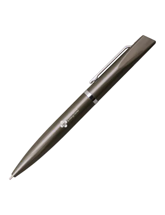 Santos Gunmetal Pen - Black Ink w/Carolina Asthma Logo