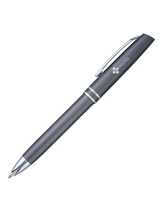 Gunmetal Anguilla Black Ink Pen w/Carolina Asthma Logo