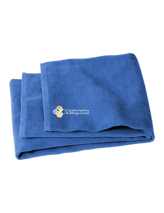 Royal Beach Towel w/Carolina Asthma Logo