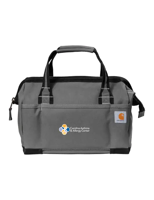 Carhartt Foundry Series 14” Grey Tool Bag w/Carolina Asthma Logo