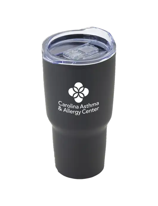 Odyssey Black 30 oz Travel Tumbler w/Carolina Asthma Logo