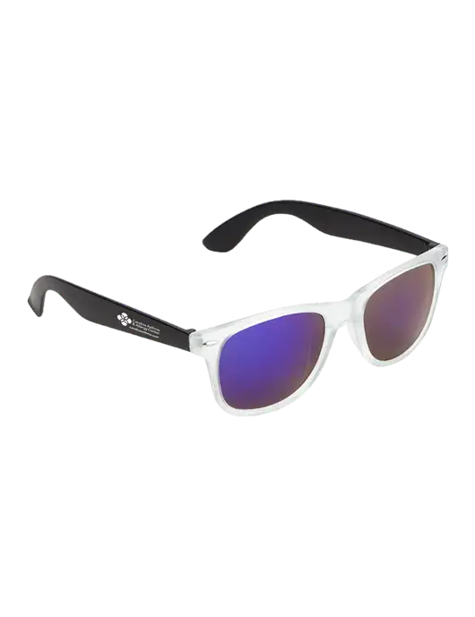 Key West Black Mirrored Sunglasses w/Carolina Asthma Logo