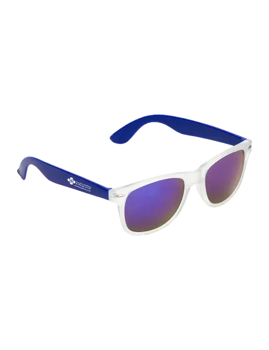 Key West Blue Mirrored Sunglasses w/Carolina Asthma Logo