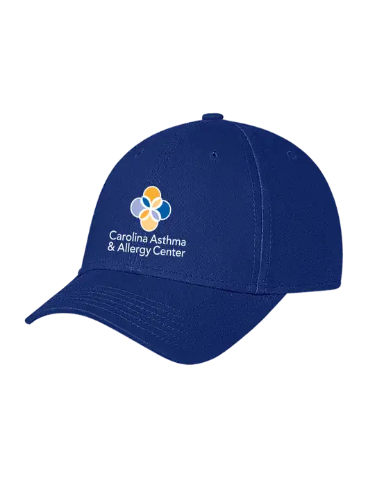 Royal Structured Soft Snap Closure Hook & Loop Cap w/Carolina Asthma Logo