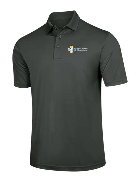 Dark Grey PosiCharge Competitor Polo w/Carolina Asthma Logo