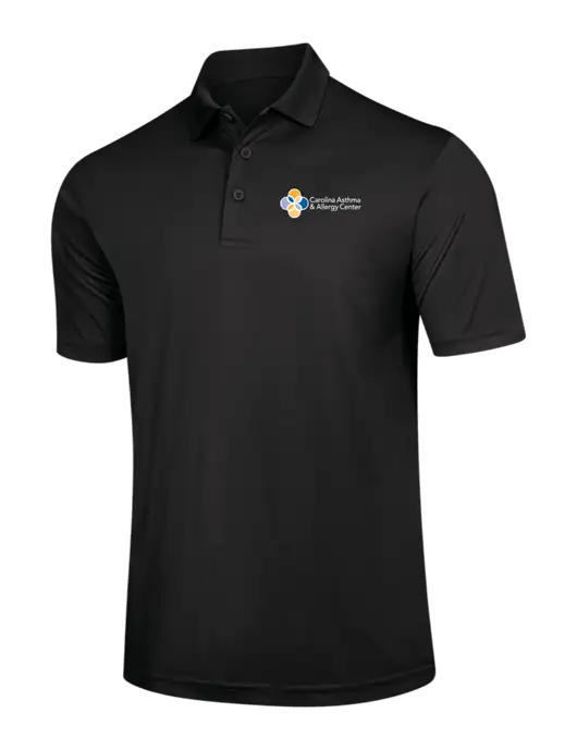 Black PosiCharge Competitor Polo w/Carolina Asthma Logo