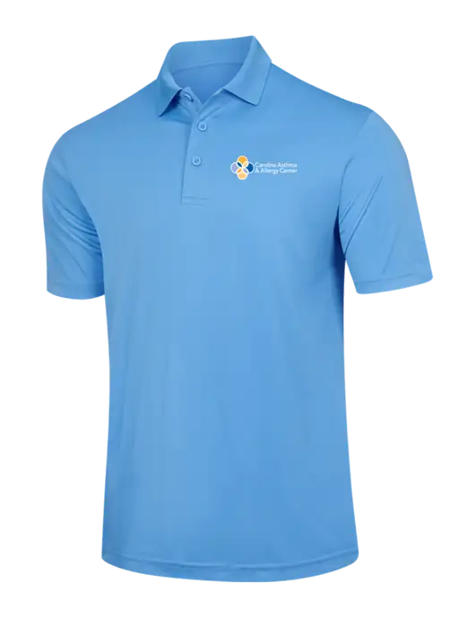 Carolina Blue PosiCharge Competitor Polo w/Carolina Asthma Logo