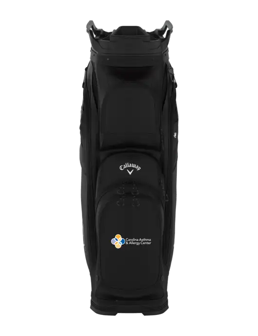 Callaway Org 14 Black Golf Bag  w/Carolina Asthma Logo