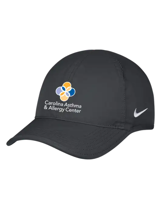 Nike Charcoal Featherlight Cap w/Carolina Asthma Logo