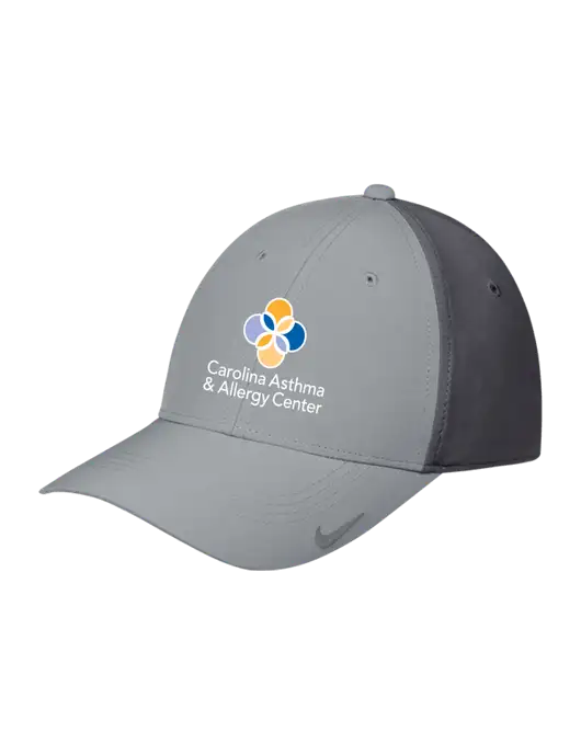 Nike Light Grey/Dark Grey Dri-FIT Legacy Cap w/Carolina Asthma Logo