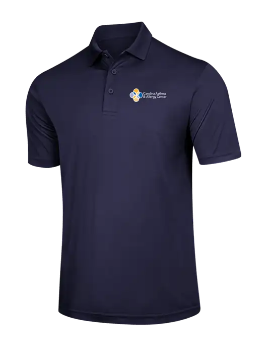 Navy PosiCharge Competitor Polo w/Carolina Asthma Logo