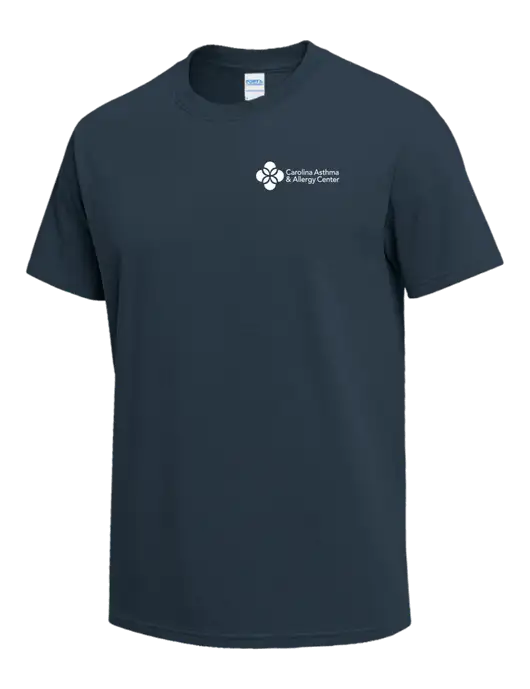 Dark Slate Blue Heavyweight 6.1 oz T-Shirt w/Carolina Asthma Logo
