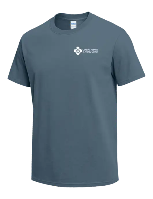 Slate Blue Heavyweight 6.1 oz T-Shirt w/Carolina Asthma Logo