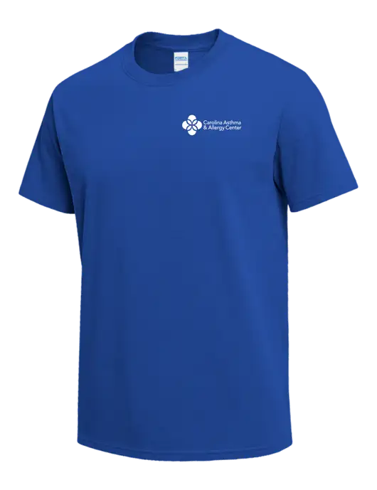Dark Royal Heavyweight 6.1 oz T-Shirt w/Carolina Asthma Logo