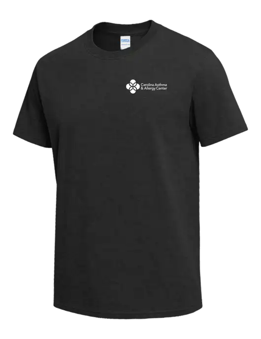 Dark Grey Heather Heavyweight 6.1 oz T-Shirt w/Carolina Asthma Logo
