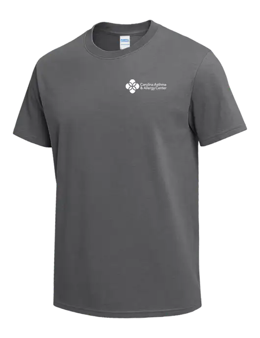 Medium Grey Heavyweight 6.1 oz T-Shirt w/Carolina Asthma Logo