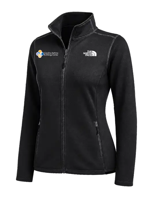 The North Face Womens Black Skyline Full-Zip Fleece Jacket w/Carolina Asthma Logo