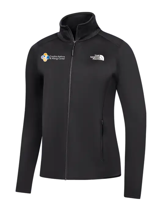 The North Face Womens Black Skyline Full-Zip Fleece Jacket w/Carolina Asthma Logo