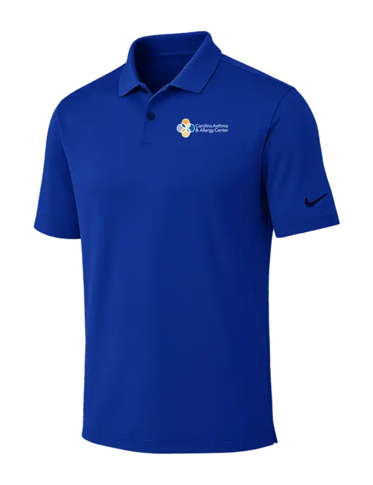 Nike Dark Royal Dri-FIT Vapor Polo w/Carolina Asthma Logo