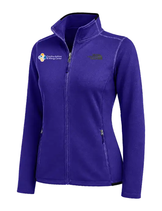 The North Face Womens Dark Royal Skyline Full-Zip Fleece Jacket w/Carolina Asthma Logo