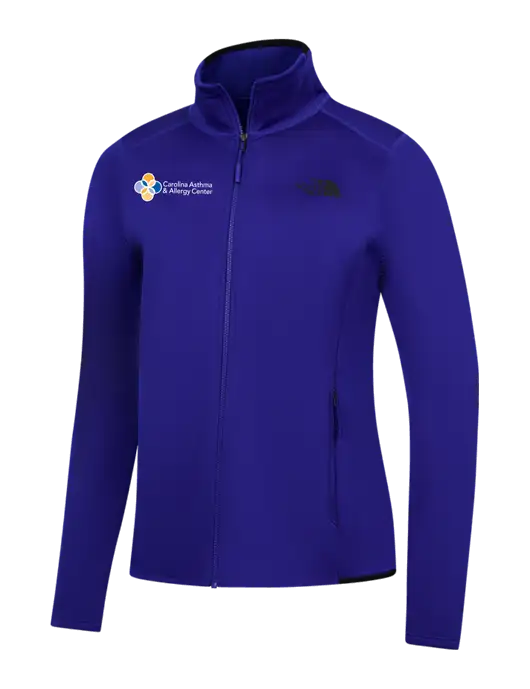 The North Face Womens Dark Royal Skyline Full-Zip Fleece Jacket w/Carolina Asthma Logo
