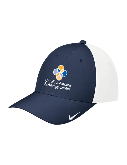 Nike Navy/White Dri-FIT Legacy Cap w/Carolina Asthma Logo