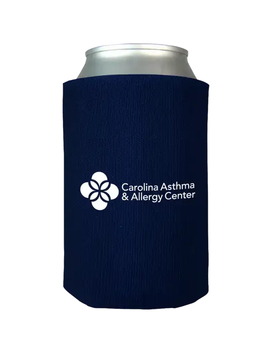 Dark Navy Foam Coolie w/Carolina Asthma Logo