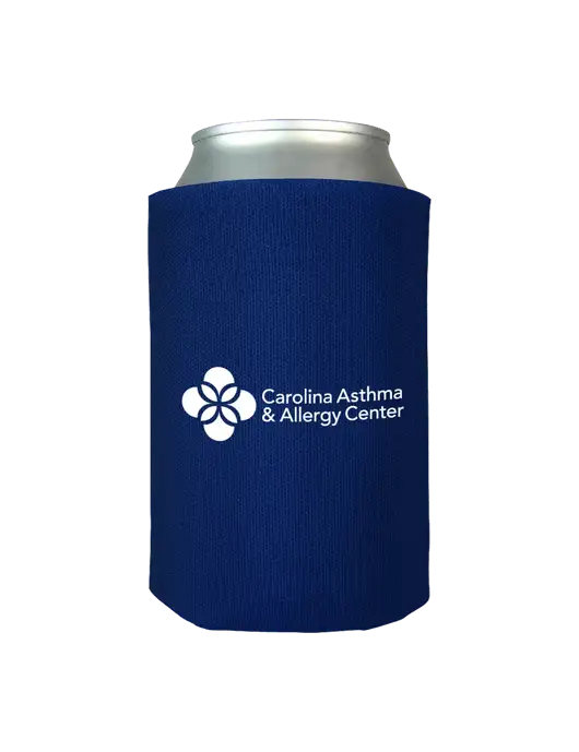 Dark Royal Blue Foam Coolie w/Carolina Asthma Logo