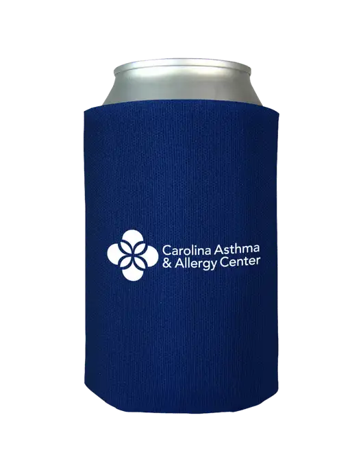 Dark Royal Blue Foam Coolie w/Carolina Asthma Logo